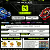 G3 Tournament Beyblade X HSN 2026 Kuantan