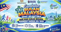 SAMBUTAN BULAN MALAYSIA SIHAT SEJAHTERA (BMSS) DAN HARI SUKAN NEGARA PERINGKAT PERINGKAT PEJABAT KESIHATAN DAERAH JELI