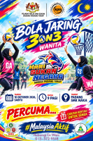 HSN Bola Jaring 3 On 3 Daerah Padang Terap