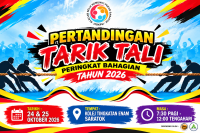PERTANDINGAN TARIK TALI PERINGKAT BAHAGIAN 2026