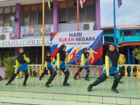 HARI SUKAN NEGARA SK PENGKALAN PEGOH, LAHAT.