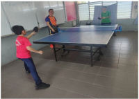 HARI SUKAN NEGARA SJKC TRUE LIGHT - Mini Pertandingan Ping Pong