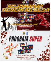KEJOHANAN MERENTAS DESA DAN PROGRAM SUPER PERINGKAT SK BATU 22 BALUNG, TAWAU 