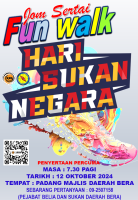 BERJALAN RIA MADANI / FUN WALK HSN DAERAH BERA