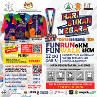 Jom sertai Hari Sukan Negara 2024 (HSN2024) Peringkat Daerah Kuantan