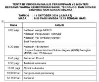 Hari Sukan Negara MOSTI