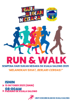 RUN&WALK SEMPENA HARI SUKAN NEGARA SK KUALA SALONG 2025