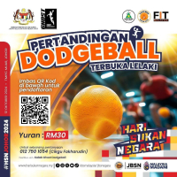 Pertandingan Dodgeball Terbuka Lelaki Hari Sukan Negara Peringkat Negeri Johor 