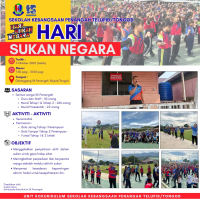 HARI SUKAN NEGARA PERINGKAT SEKOLAH (SK PENANGAH TELUPID/TONGOD)