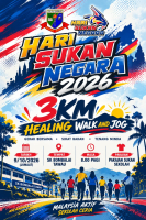 HARI SUKAN NEGARA PERINGKAT SK BOMBALAI TAHUN 2026 3KM HEALING WALK AND JOG 