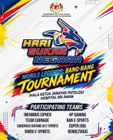 MOBILE  LEGEND BANG-BANG TOURNAMENT PIALA KETUA JABATAN PATOLOGI HOSPITAL SRI AMAN