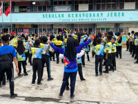Aerobik Hari Sukan Negara SK Jerek 2024
