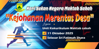 PROGRAM HARI SUKAN NEGARA KEJOHANAN MERENTAS DESA PERINGKAT SM MAKTAB SABAH