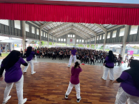 SENAMROBIK HARI SUKAN NEGARA SMK KRUBONG MELAKA 2024