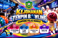 HSN2026PEKAN - KEJOHANAN TENPIN BOWLING KAMPUNG PULAU RUMPUT