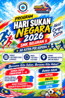 PROGRAM HARI SUKAN NEGARA SMK BELURAN II 2026