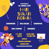 HARI SUKAN NEGARA PERINGKAT SK SUNGAI SAPI