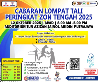 CABARAN LOMPAT TALI PERINGKAT ZON TENGAH 2025