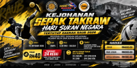 KEJOHANAN SEPAKTAKRAW HARI SUKAN NEGARA - TERTUTUP DAERAH RAUB 2026