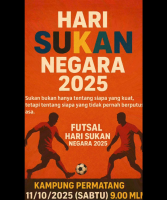 Futsal Hari Sukan Negara 2025
