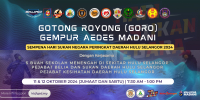 PROGRAM GOTONG ROYONG GEMPUR AEDES MADANI SEMPENA HARI SUKAN NEGARA 2024