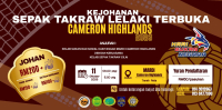 PERTANDINGAN SEPAK TAKRAW HARI SUKAN NEGARA PERINGKAT DAERAH CAMERON HIGHLANDS 2026