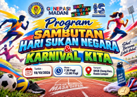 SAMBUTAN HARI SUKAN NEGARA DAN KARNIVAL KTA GENERASI MADANI 2026