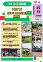 LAPORAN PELAKSANAAN HARI SUKAN NEGARA SK PANGKAL MAK WAN, 18500 MACHANG, KELANTAN