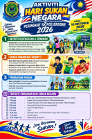 SAMBUTAN HARI SUKAN NEGARA PERINGKAT SK POS BROOKE